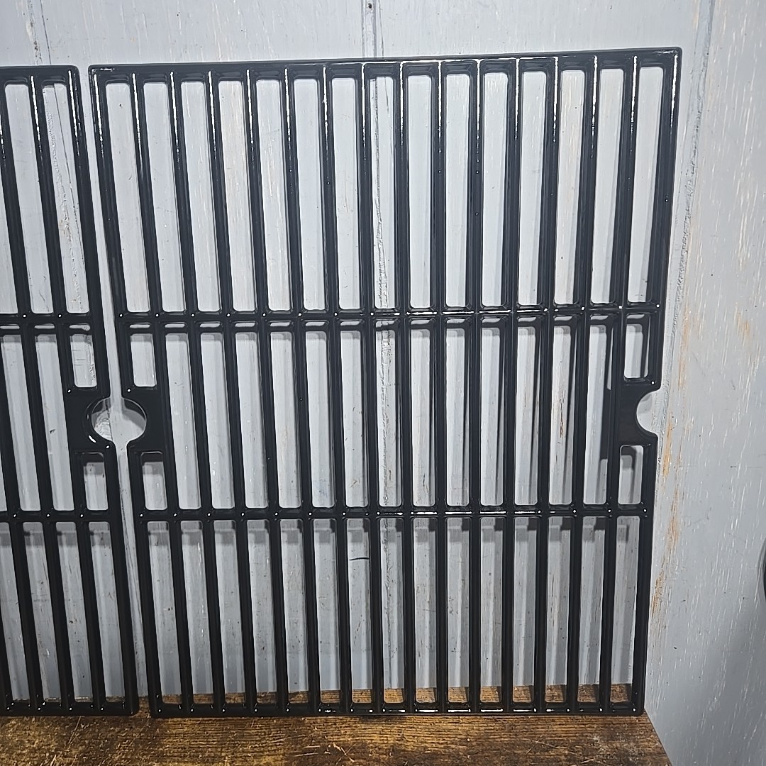 Porcelain Cast Iron Cooking Grid Grates 2pc 14 3/8″ for Ducane Affinity Uniflame