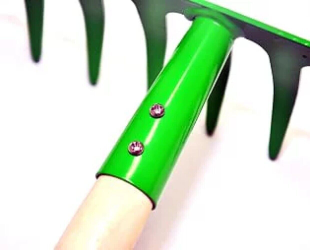Kids Garden Tool Set Toy, Rake, Spade, Hoe and Leaf Rake, reduced size, 4-Piece
