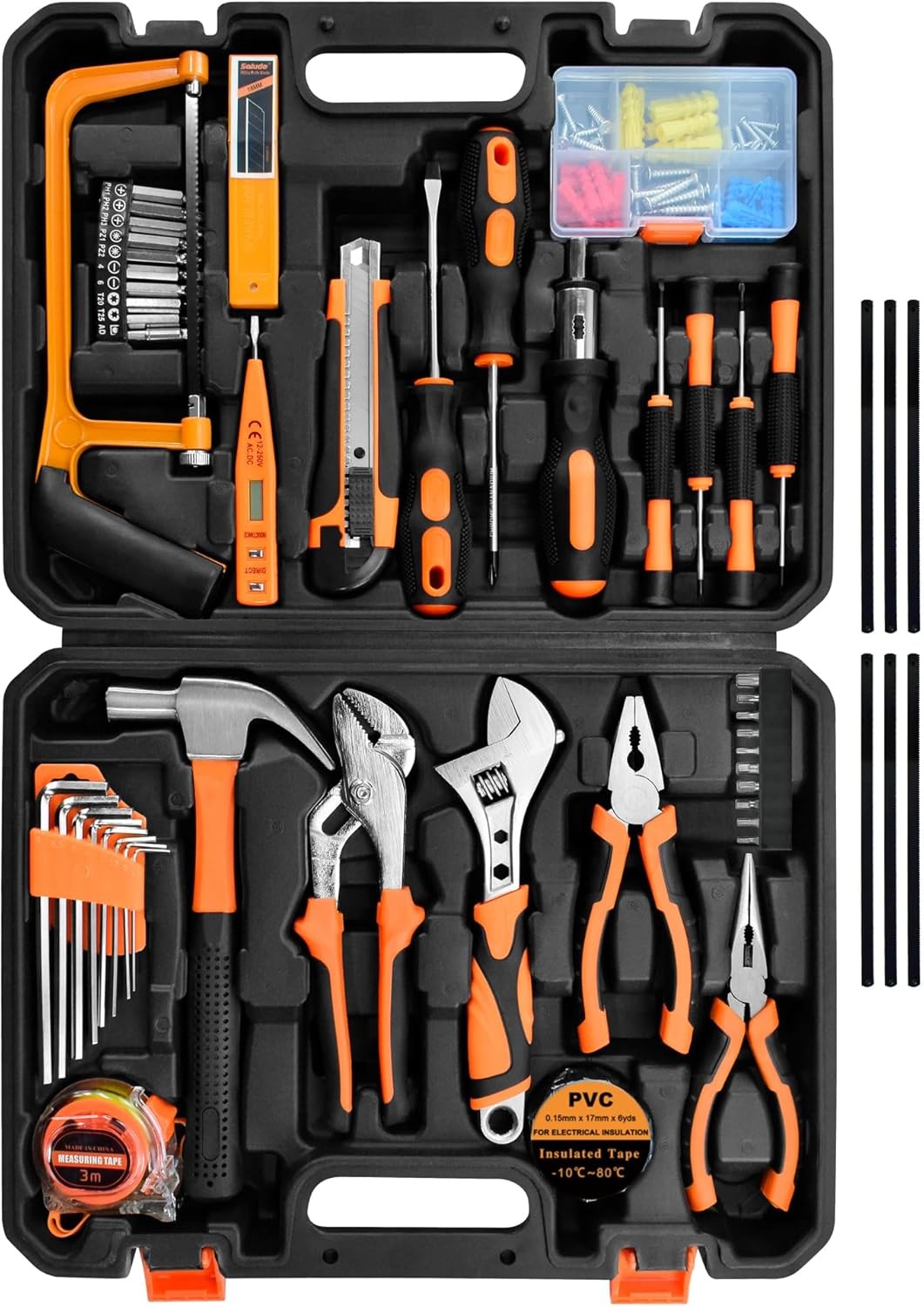 148-Piece Home Repair Tool Kit for Men Women Students Dorm DIY