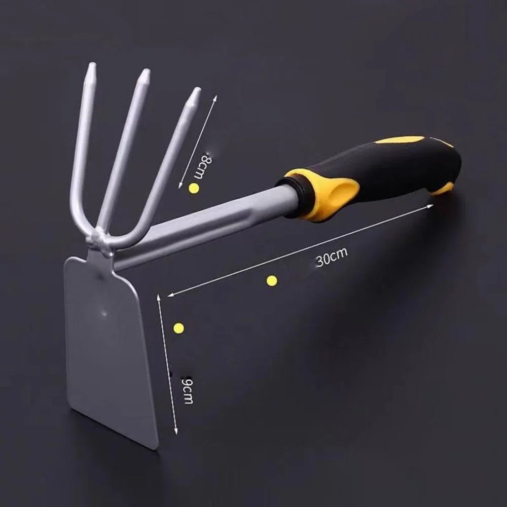 Garden Hoe Spade Dual Purpose Digging Weeding Tool Small Shovel for Planting Out