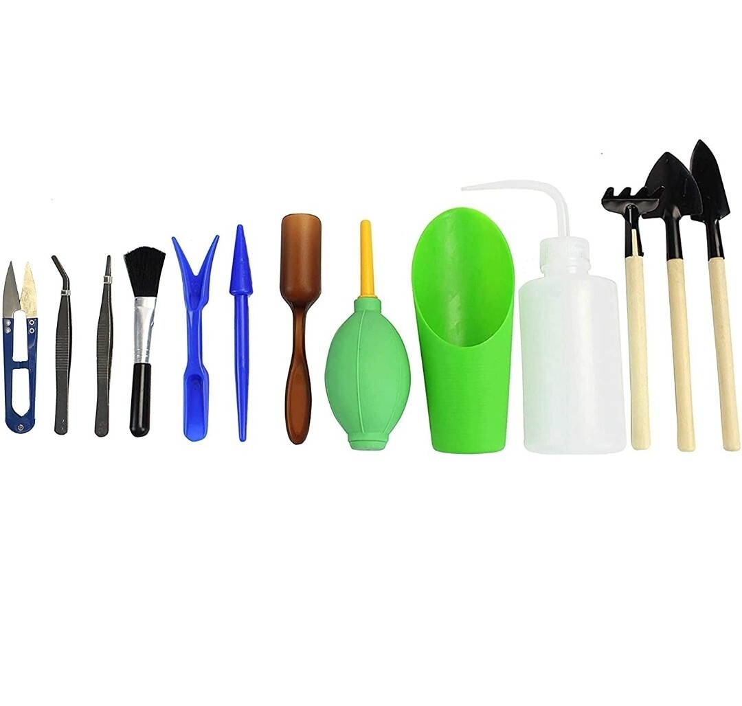 Gardening Tool Set Succulent Kit, Organizer Bag Terrarium Supplies. NEW.