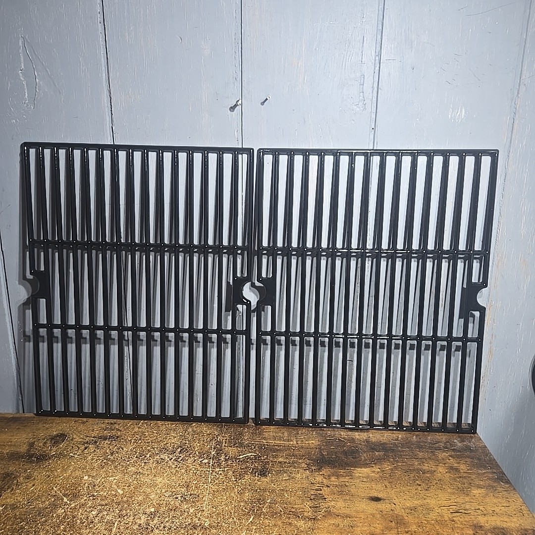 Porcelain Cast Iron Cooking Grid Grates 2pc 14 3/8″ for Ducane Affinity Uniflame