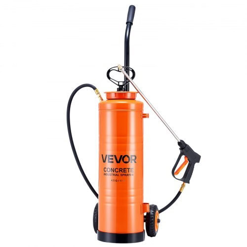 Industrial Sprayer, 4.5 Gallons Large Capacity, Stainless Steel Concrete Sprayer