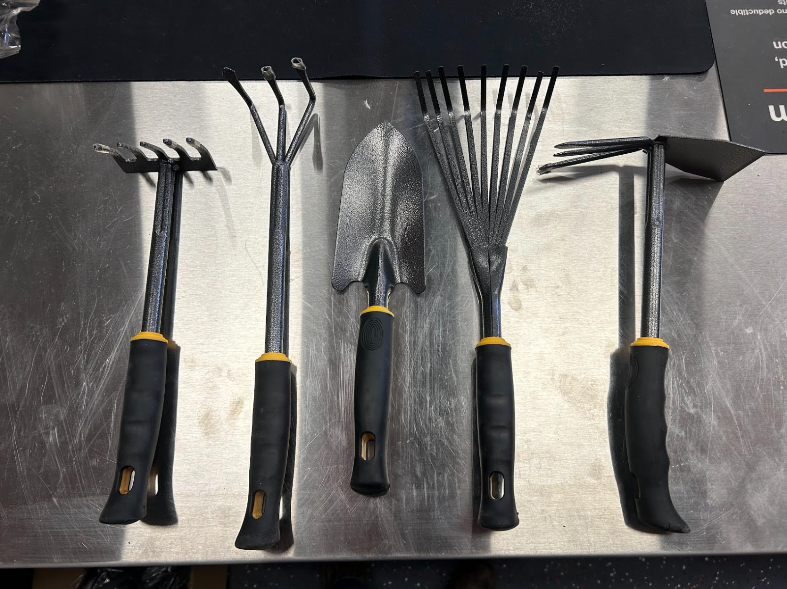5 Piece Garden Tool Set Heavy Duty, Ultra Soft Cushion Grips