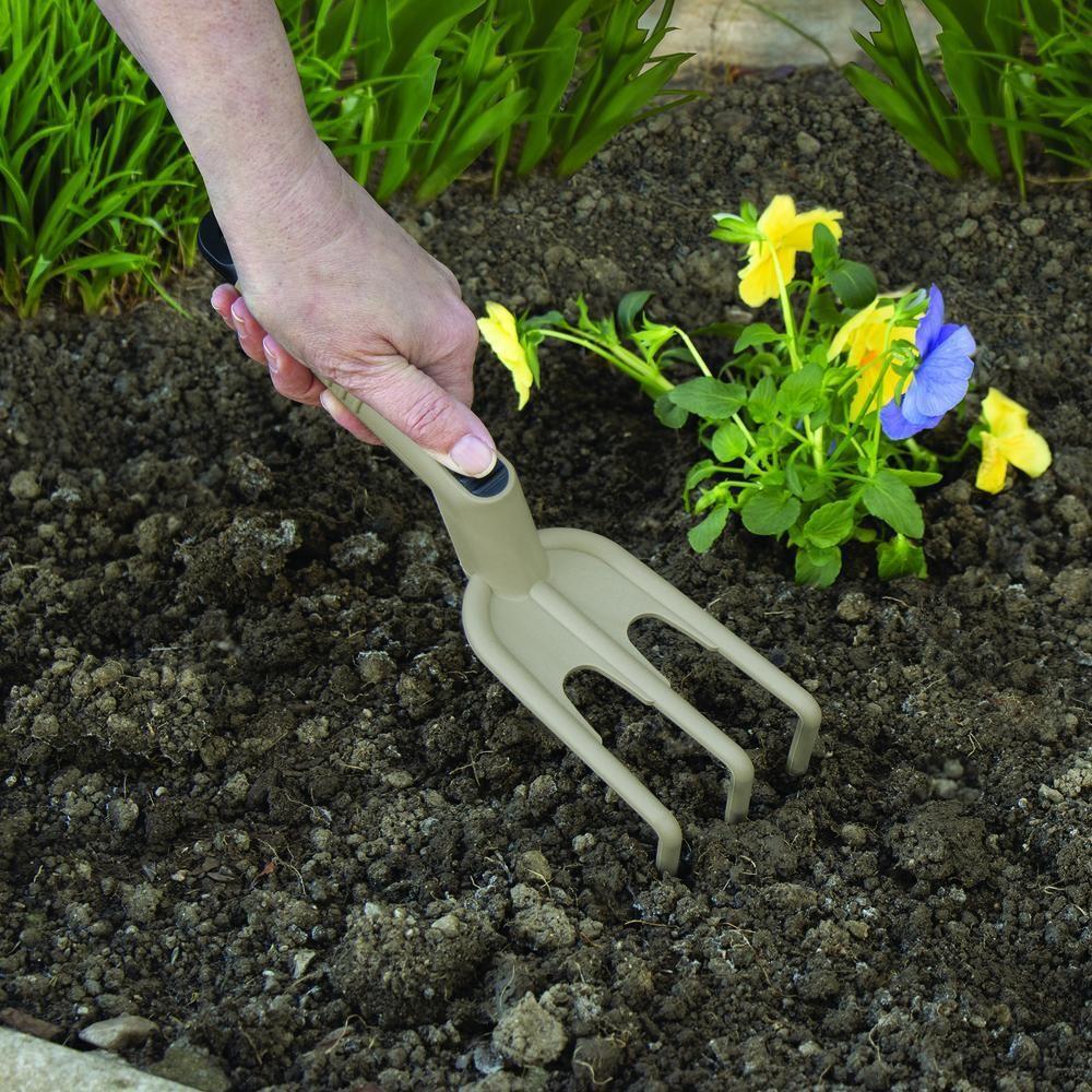12″ Durable Composite Resin Hand Cultivator Garden Planting Tool Plant Flower ..