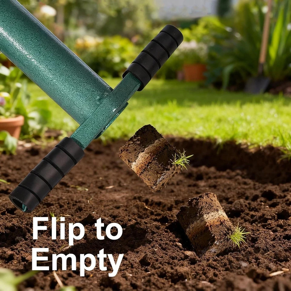 Sod Plugger Bulb Planter Planting Tool, Easy to Assemble Garden Trasnplanter …