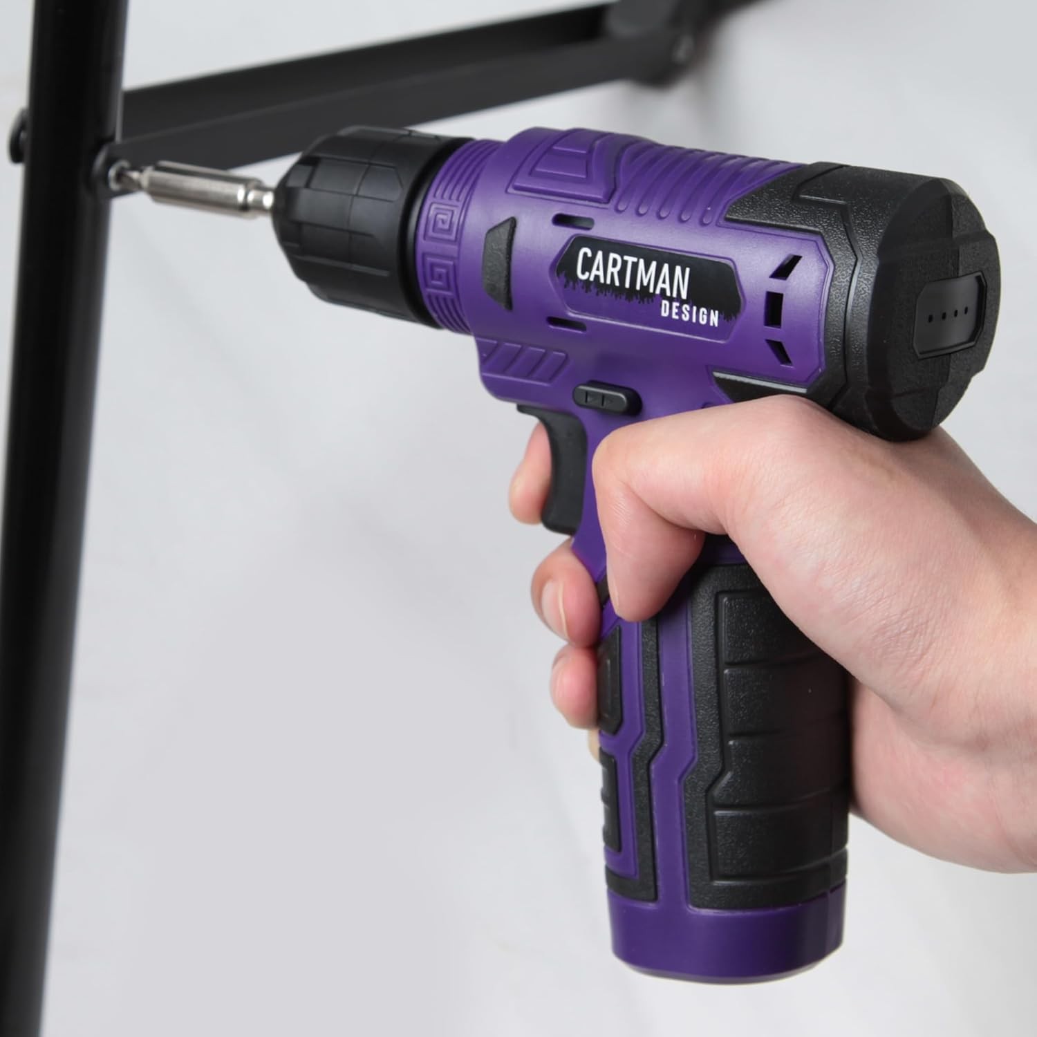 150Pcs Purple 8V Cordless Drill Household Tool Kit Home DIY Repair