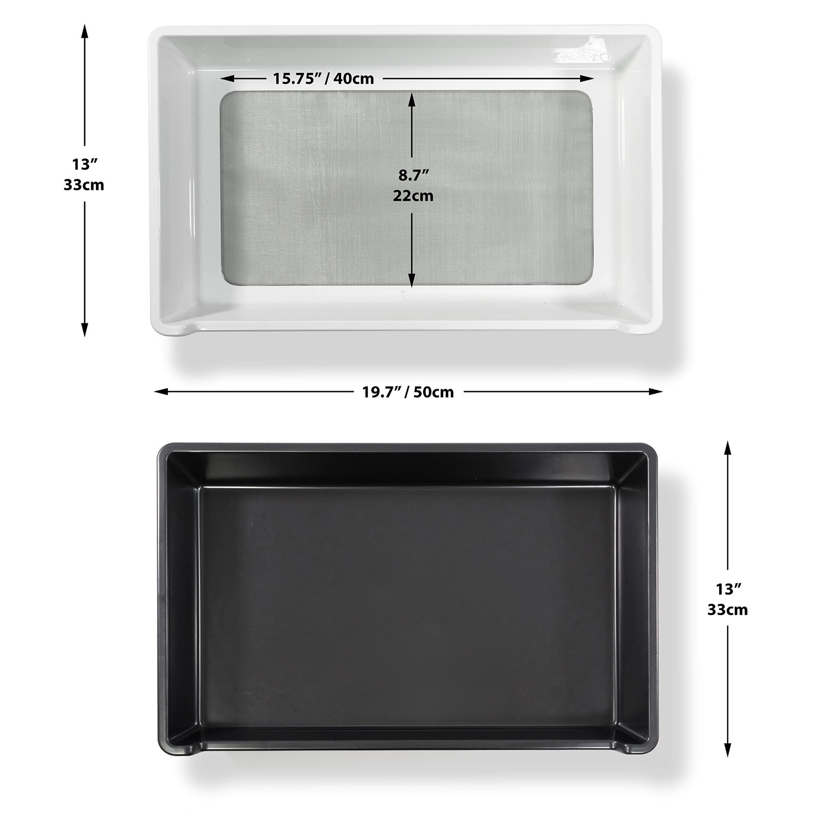 Large High Quality Trim Tray Kit 20″ X 13″ Tray, 150 Micron Screen, Trimmers +