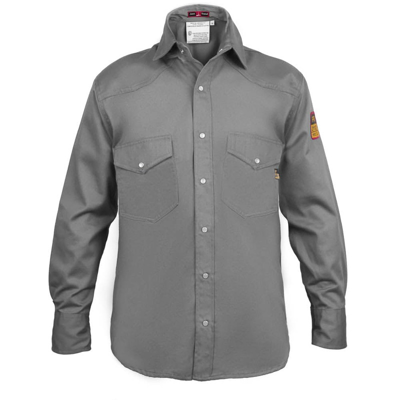 Just In Trend Flame Resistant Fr Welding Shirt – 100 C – 9 Oz 2X-Large Light