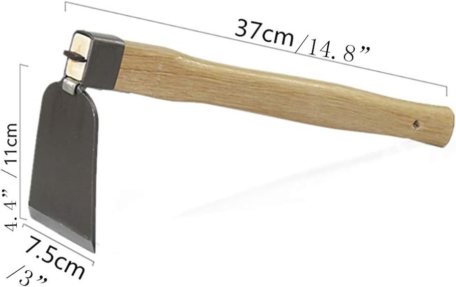 Hoes with Wooden Handle Garden Hoes Hand Held Gardening Tools Outdoor Farming