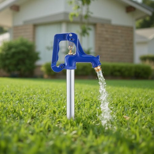 Frost Proof Yard Hydrant, 4.2FT Freeze-Proof Outdoor Faucet with 24″ Bury Depth,
