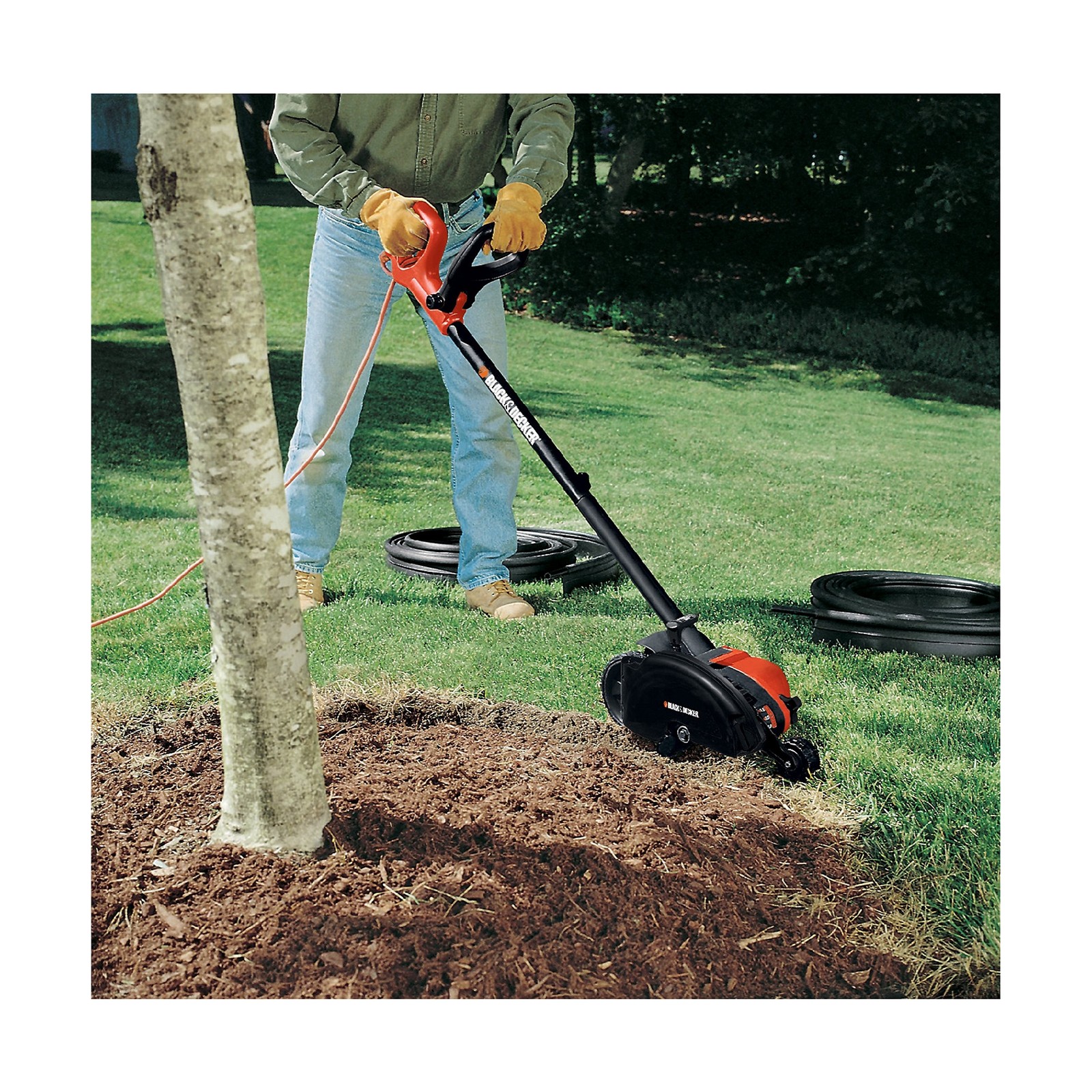 BLACK+DECKER 12 Amp 2-in-1 Landscape Edger and Trencher, (LE760FF) Fast Ship