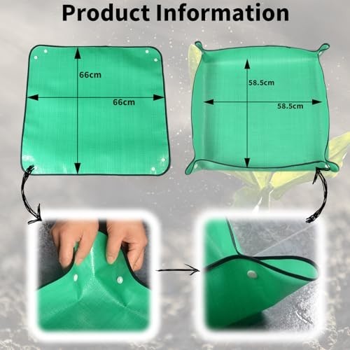 All-in-One Gardening Tool Kit – 12 Hole Punch, Seed Planter, Repotting Mat, 10 P