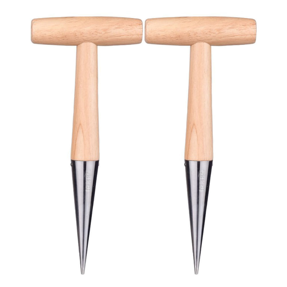2pcs Small Digging Hoe Dibber Garden Tools Potato Dibber Small Hand Hoe