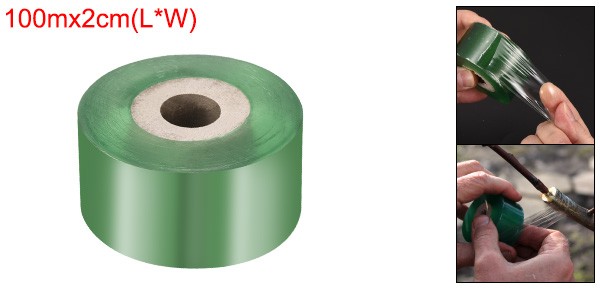 Fruit Tree Grafting Tape 2CM x 100M PE Grafting Film, Green