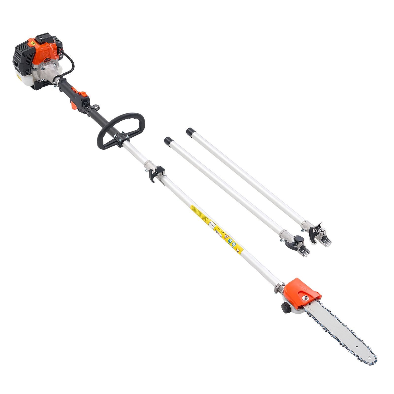 Gas Pole Saw,25CC 2 Stroke Gas Powered Pole Saws with 12 in Cutting Bar,Cordless