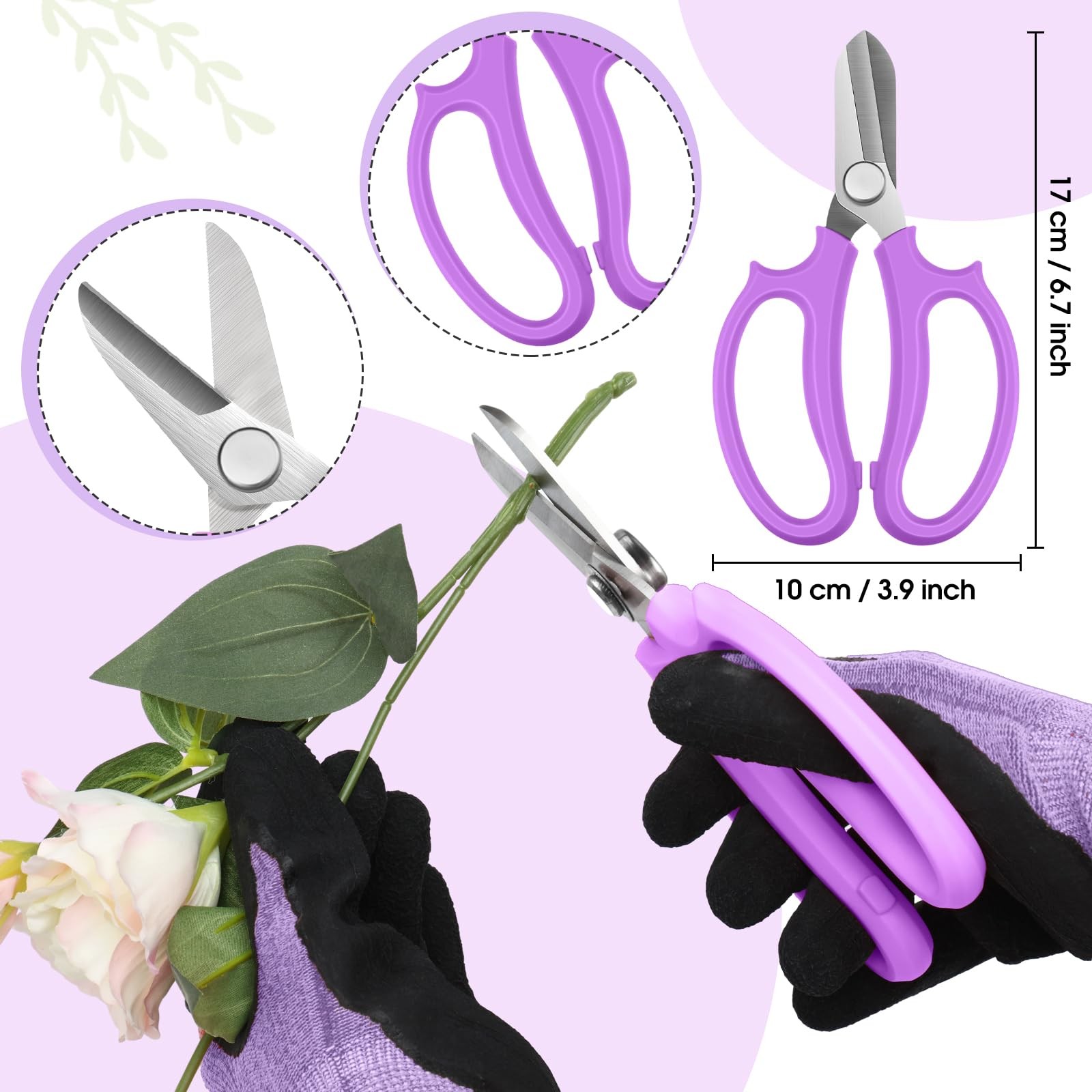 Gardening Gift Set for Women Floral Arrangement Kit with Tools & Accessories