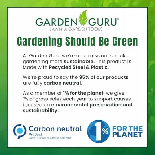 Garden Guru Super Strong Garden Scoop Trowel Shovel Transplanter – Stainless Ste