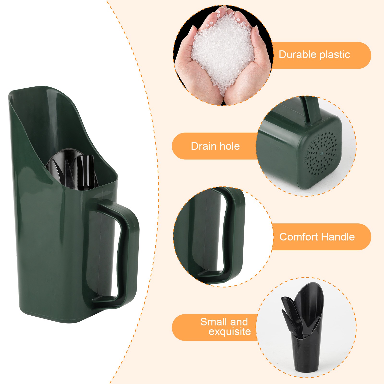 5PCS Mini Garden Tool Set for Succulents Cactus Soil Scoop Shovel Potting Care