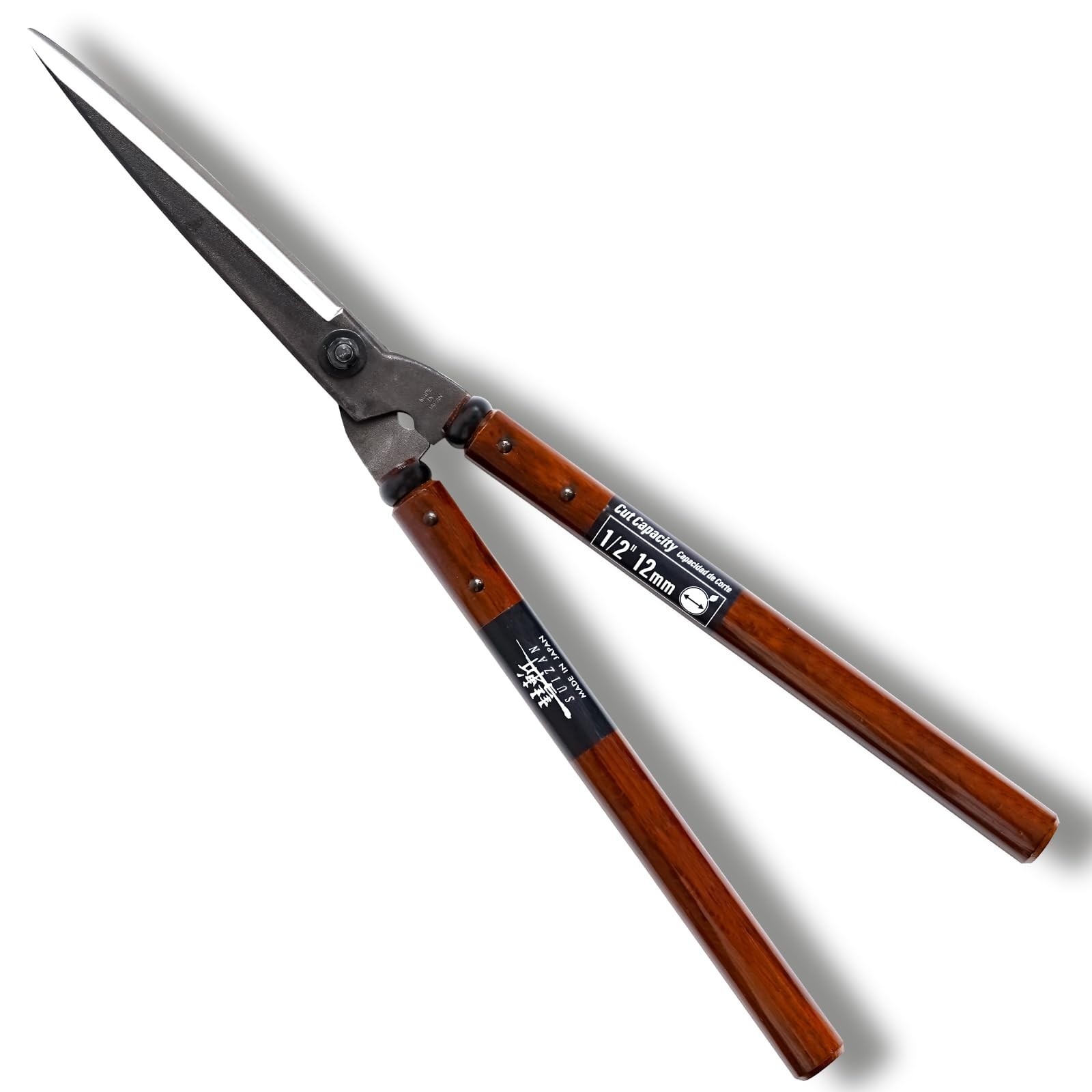 SUIZAN Hedge Shears 22.6″ – Professional Japanese Garden Clippers for Precise…