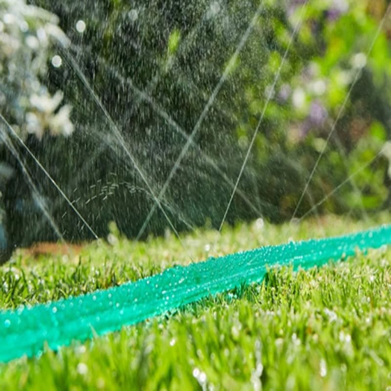 75FT PVC Soaker Hose for Garden Irrigation with Double Connector and Holes