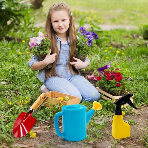 Kids Gardening Tools Set Includes Toddler Gardening Gloves, Sturdy Tote Bag,