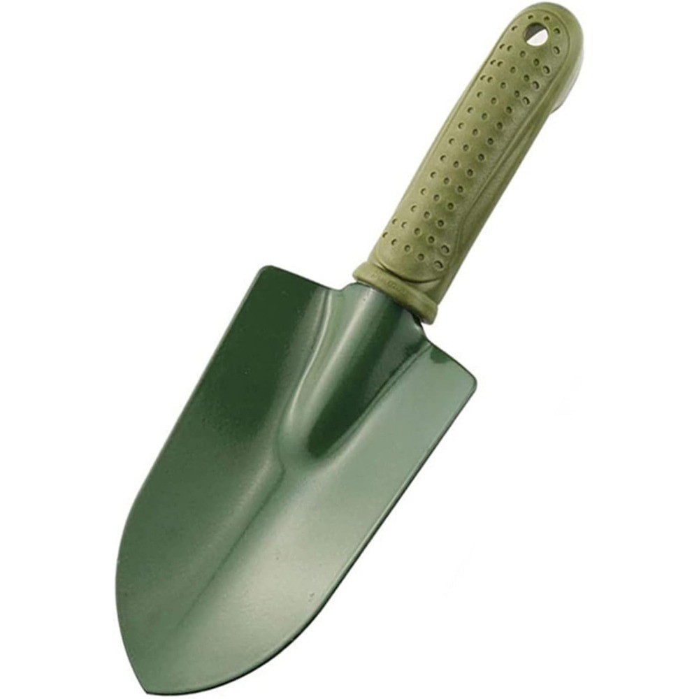 Gardening Trowel for Digging Planting Shovel with Anti Slip Plastic Handle and