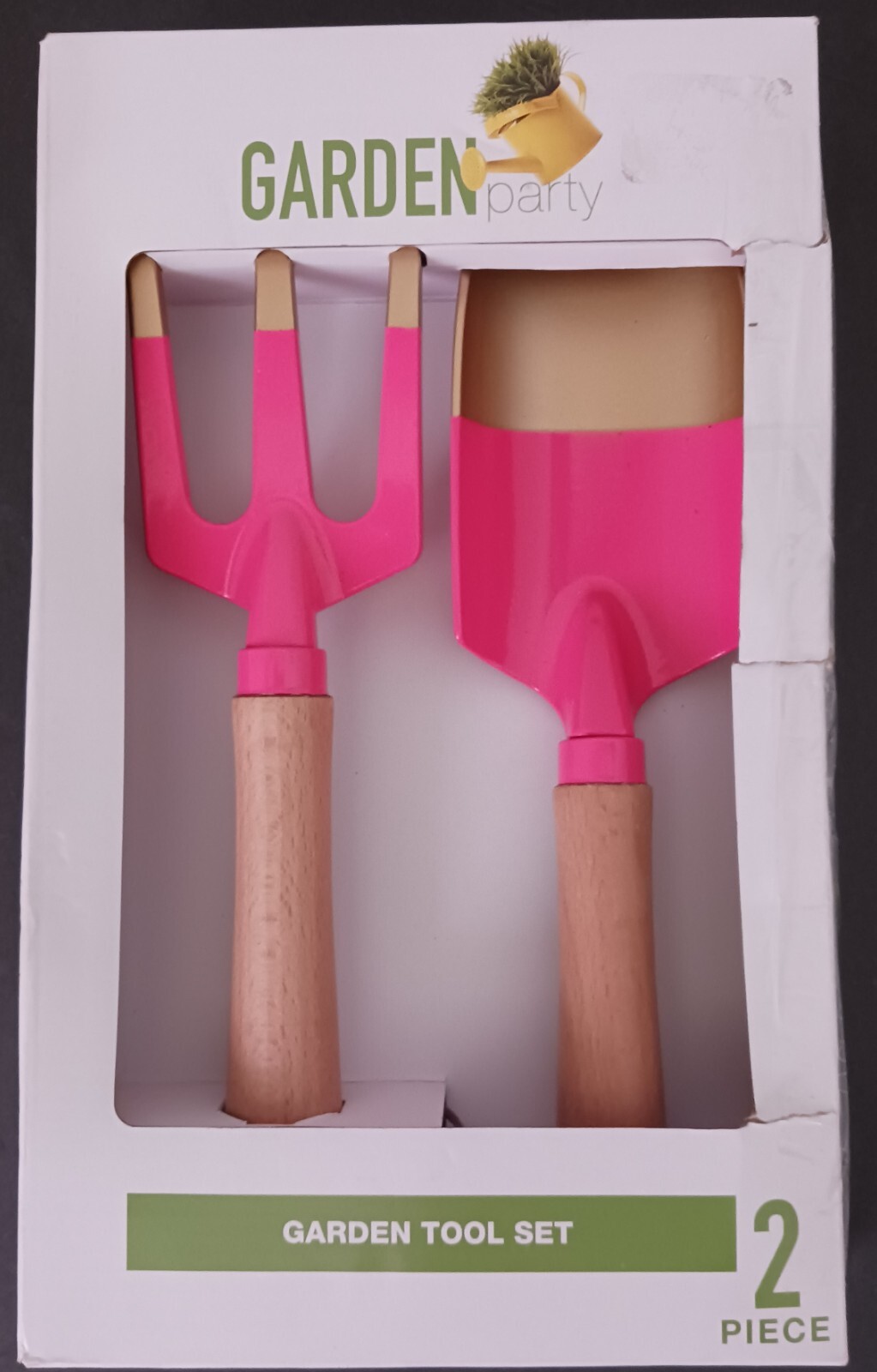 Garden Party 2 Piece Garden Tool Set ~ Pink & Gold ~ Garden Tools