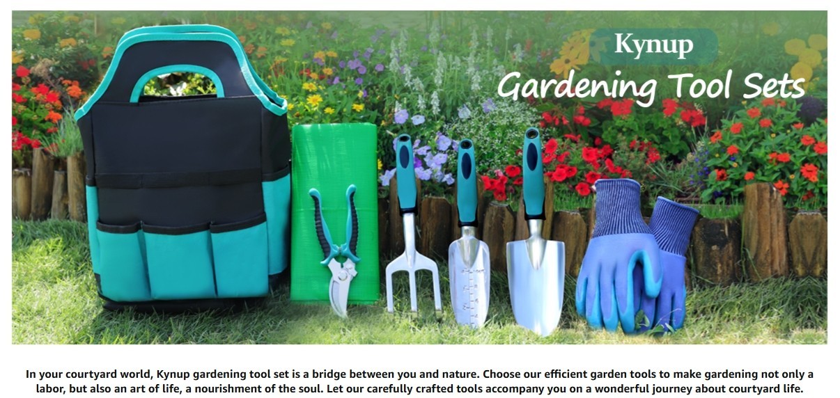 Garden Tools 7-Piece, Gardening Hand Tools, Gardening Tools Set with Rust-Proof