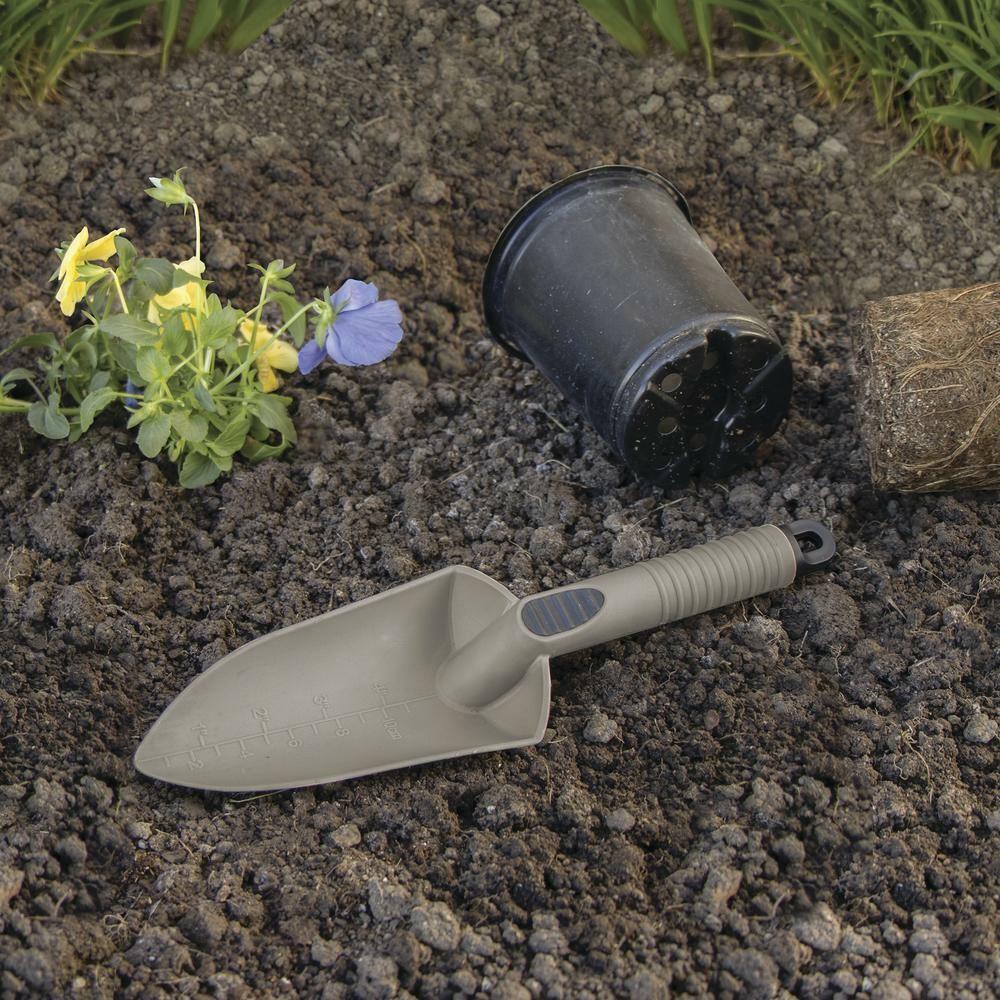 12″ Durable Composite Resin Hand Trowel Garden Planting Tool Plant Flowers Pot +