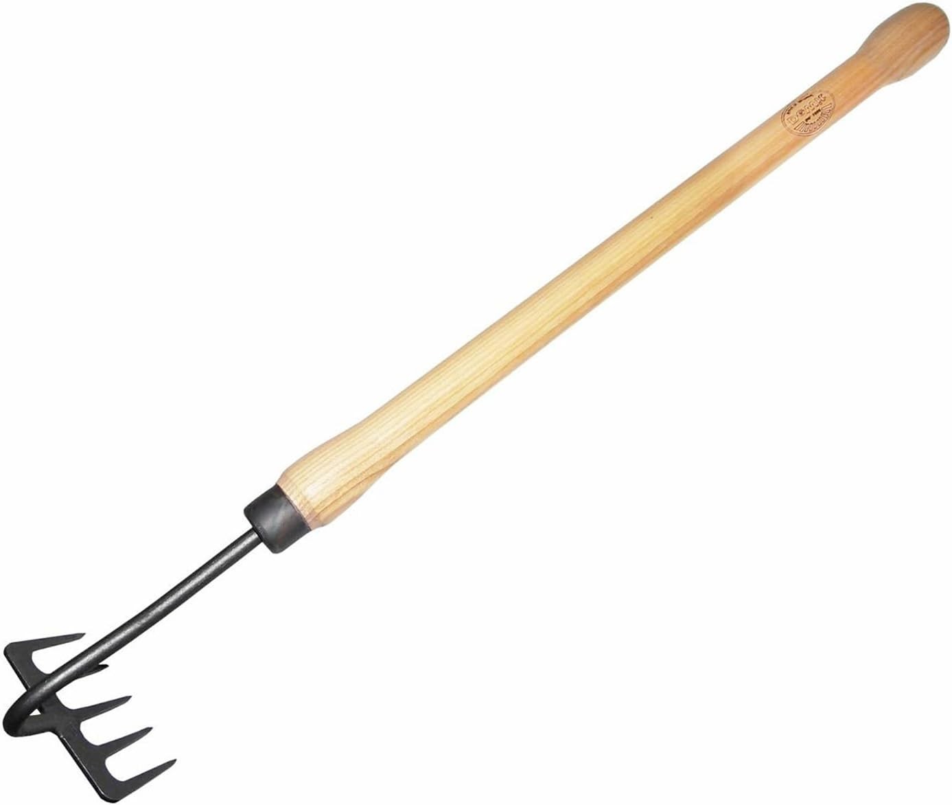 5-Tine Ergonomic Rake – Slip-Resistant Grip, Extended Reach, Tempered Steel