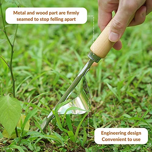 SOLIGT Heavy Duty Gardening Tool Set with Basket, Pruning Shears, Gloves
