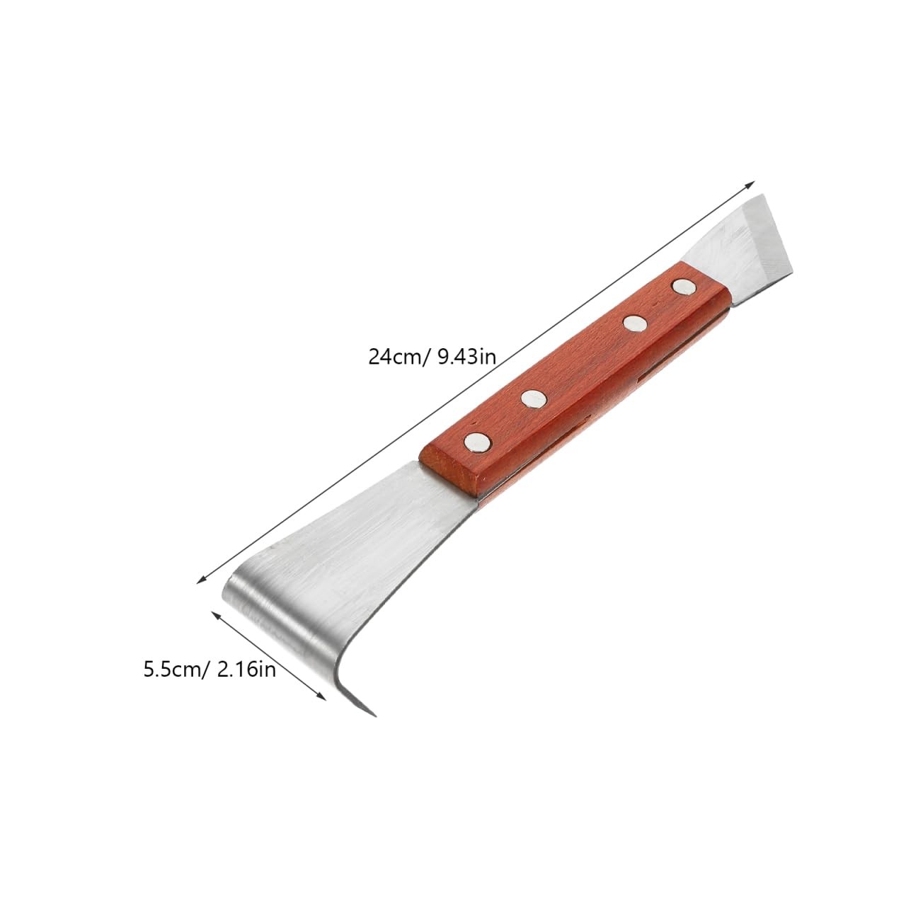 Gardening Bark Scraping Tool, Tree Bark Removal Tool with Wooden Handle for G…