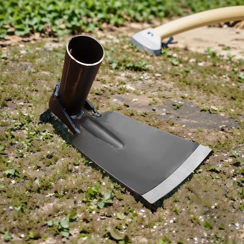 Forged Steel Garden Hoe Heavy-Duty Weeding Digging Tool for Farming & Plantiing