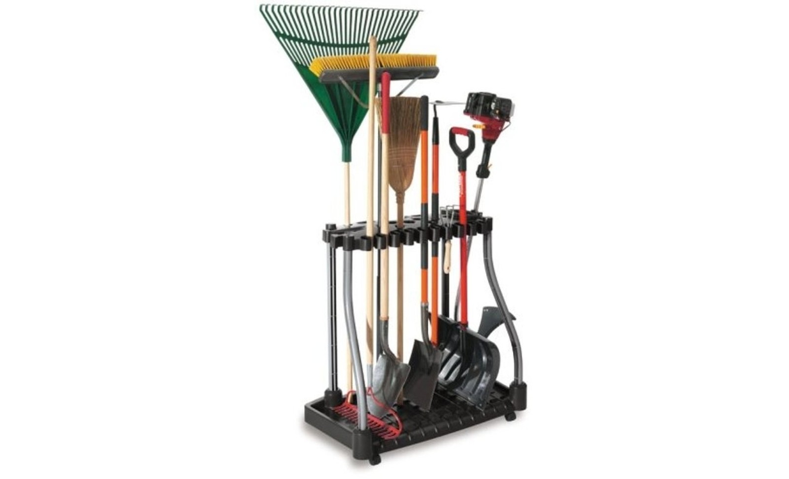 Rubbermaid Garage Tool Tower Rack Easy to Assemble Wheeled Organizes up to 40…