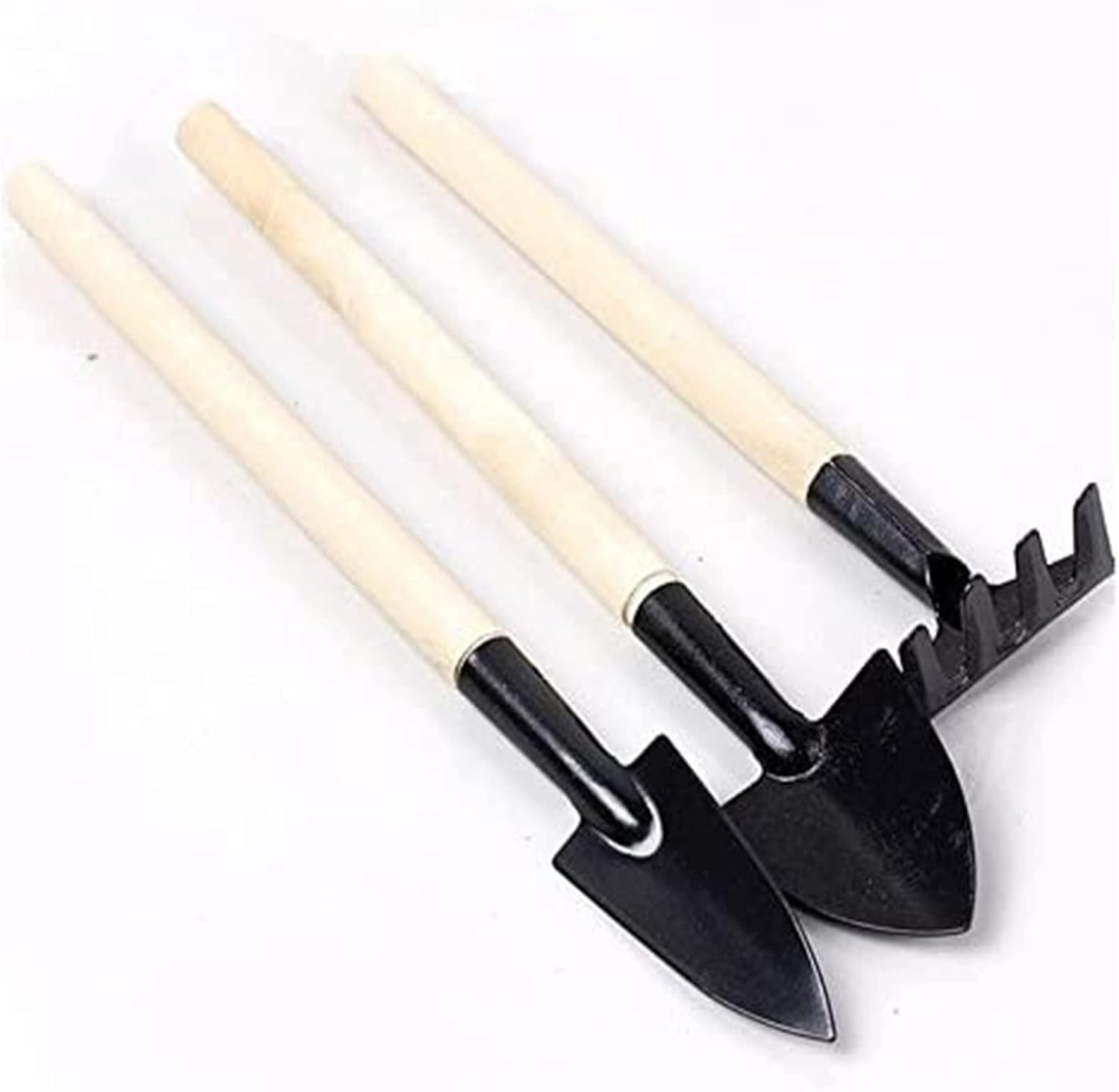 6 Pcs Garden Tools Mini Gardening Kit Plant Potted Flower Gadget Wooden Handles