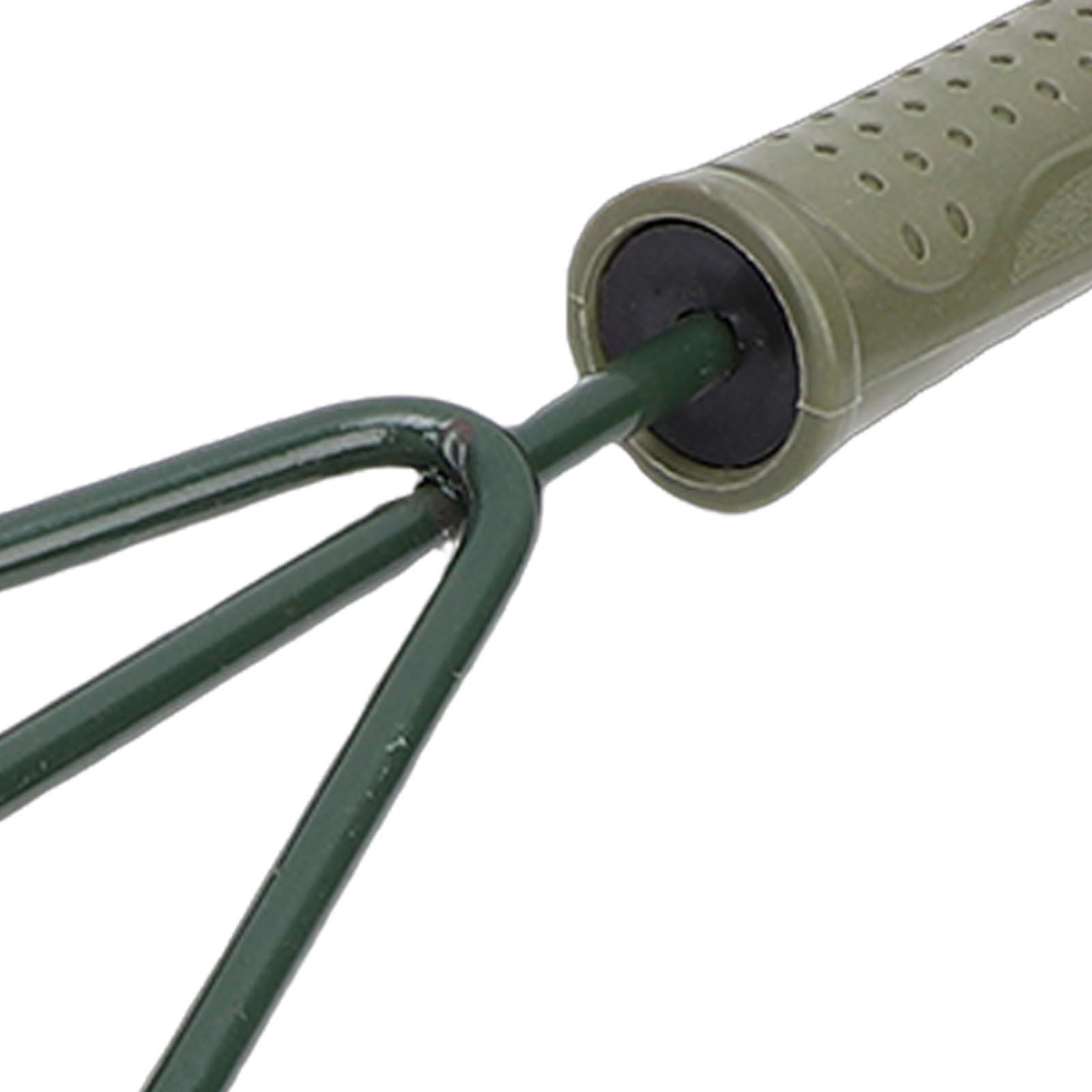 NEW 3 Prong Garden Rake Sturdy Ergonomic Shovel For Gardening
