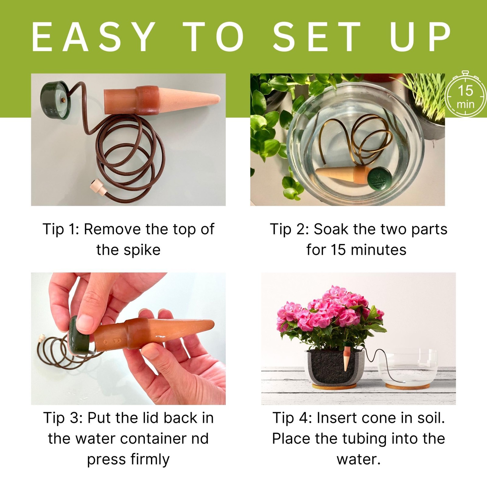 Blumat Classic Plant Watering Stakes (6 Pack)