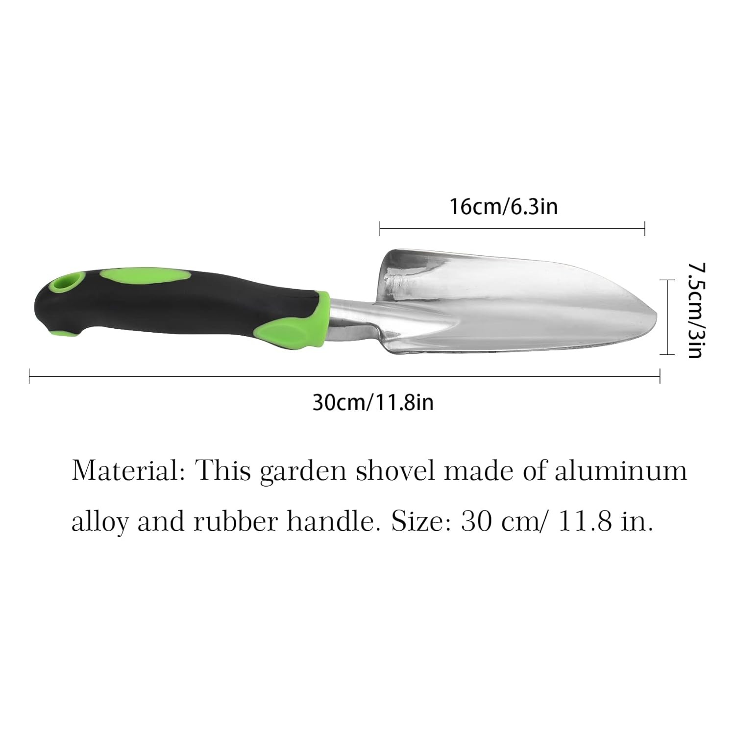 Heavy Duty Cast Aluminum Garden Shovel Hand Trowel Gardening Tools Set