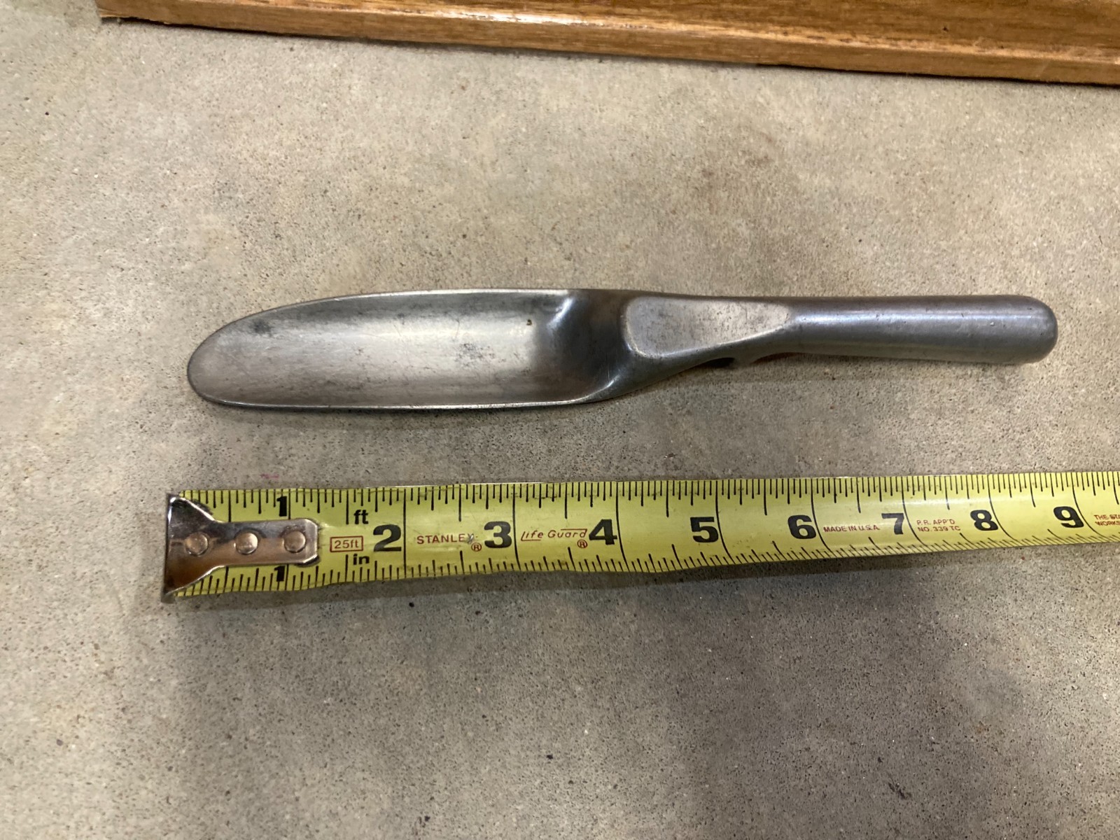 Vintage Cast Aluminum Garden Spade Cultivator Tool
