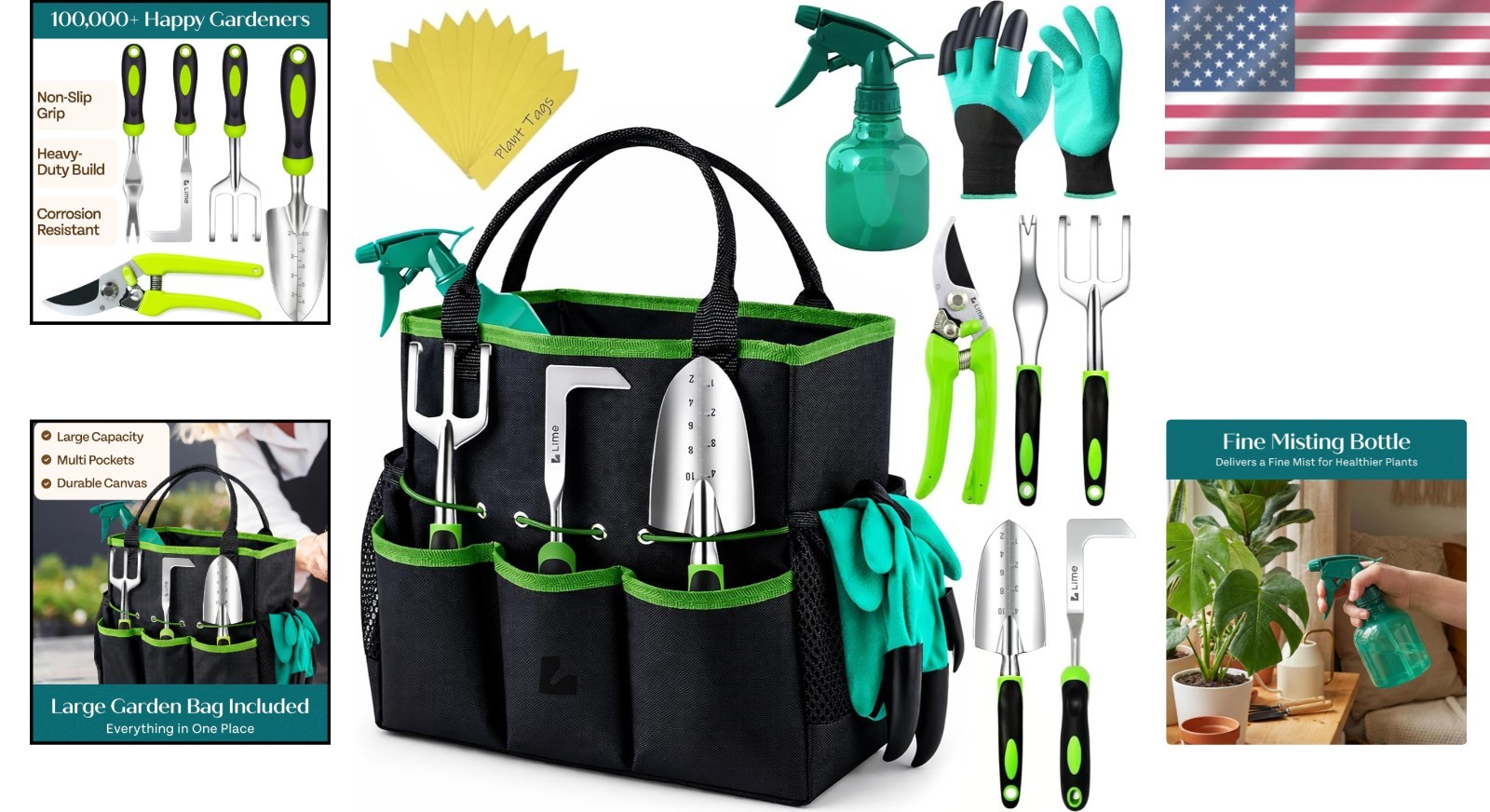 Heavy Duty Gardening Tools Set – Ergonomic Gift for Garden Enthusiasts