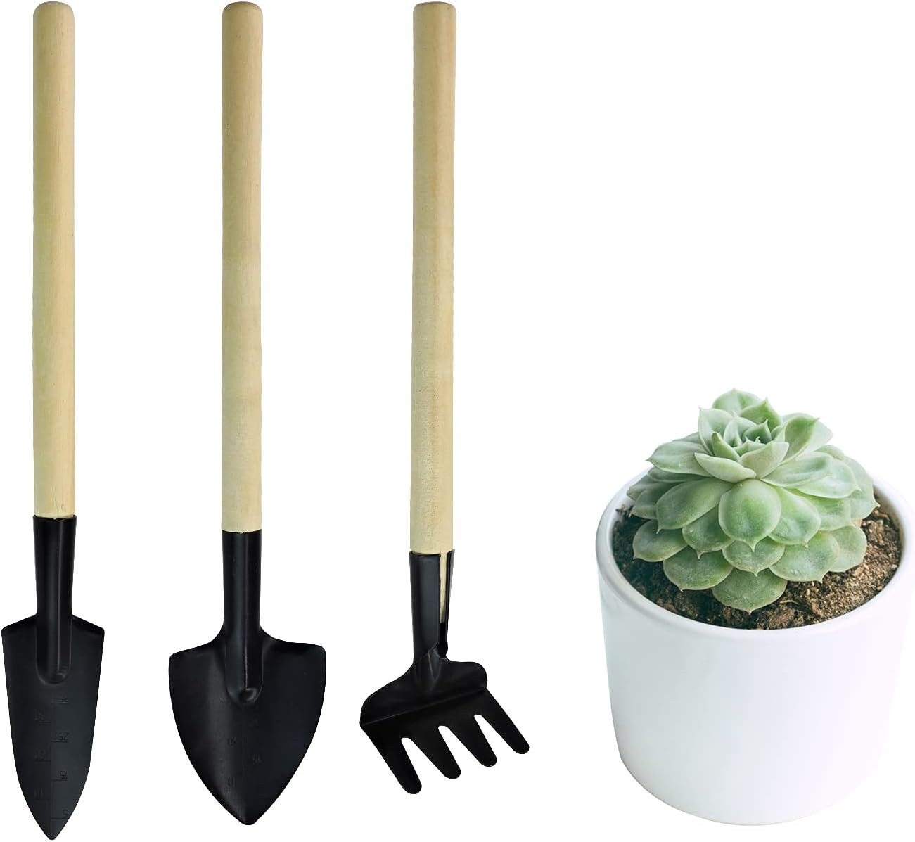 Mini Gardening Tools, 3pcs Portable Garden Hand Tools Set, Miniature Gardening R