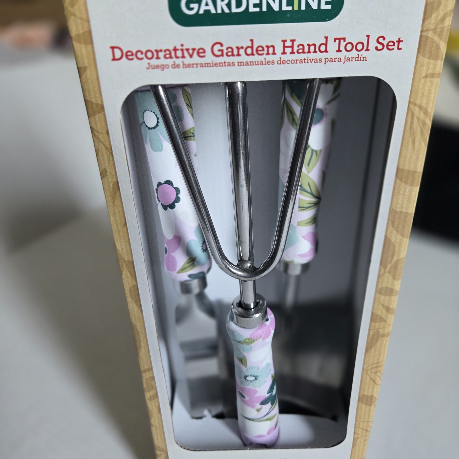 GardenLine Bundle: Garden Hand Tool Set 3-Pieces, 6 in 1 Multi tool,Knee Pads