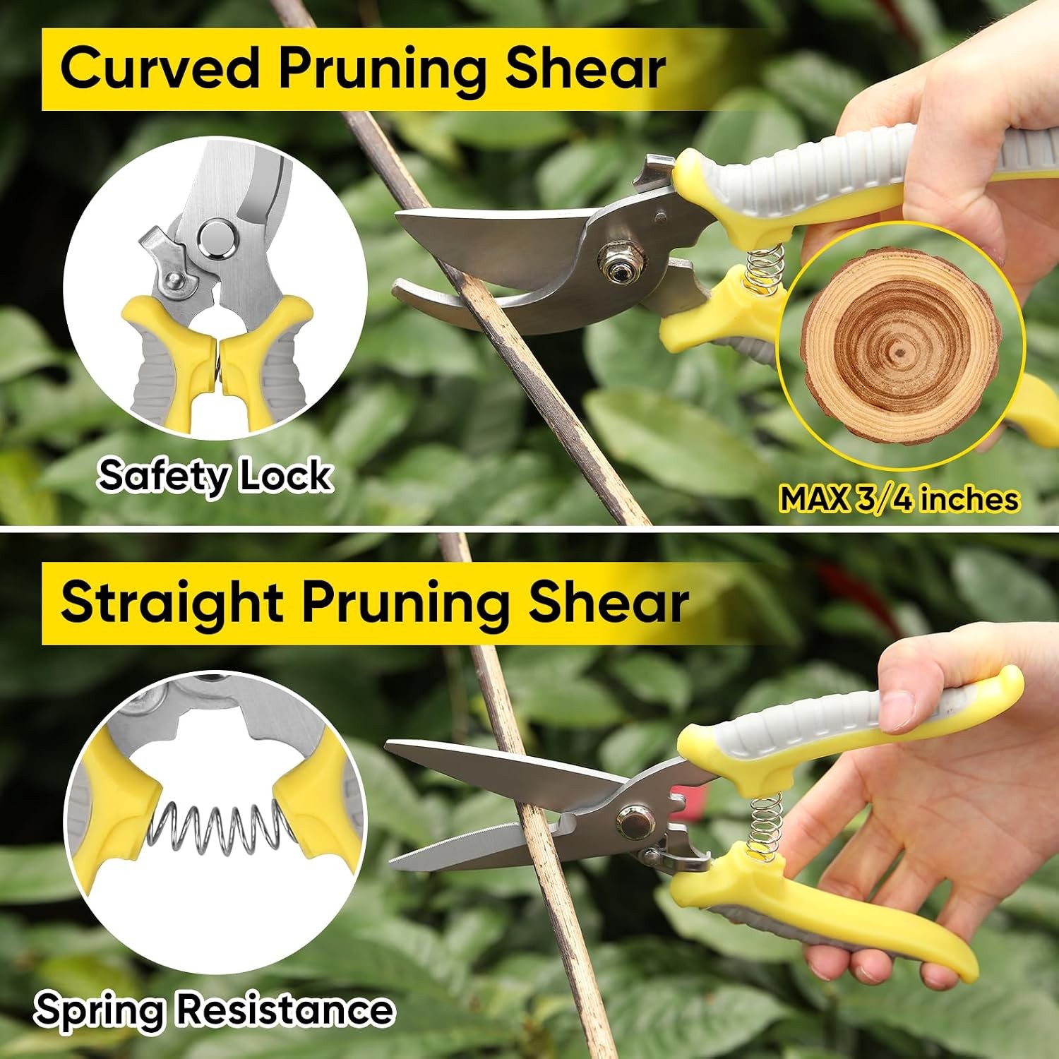 Heavy Duty Gardening Hand Tool Set with Bag