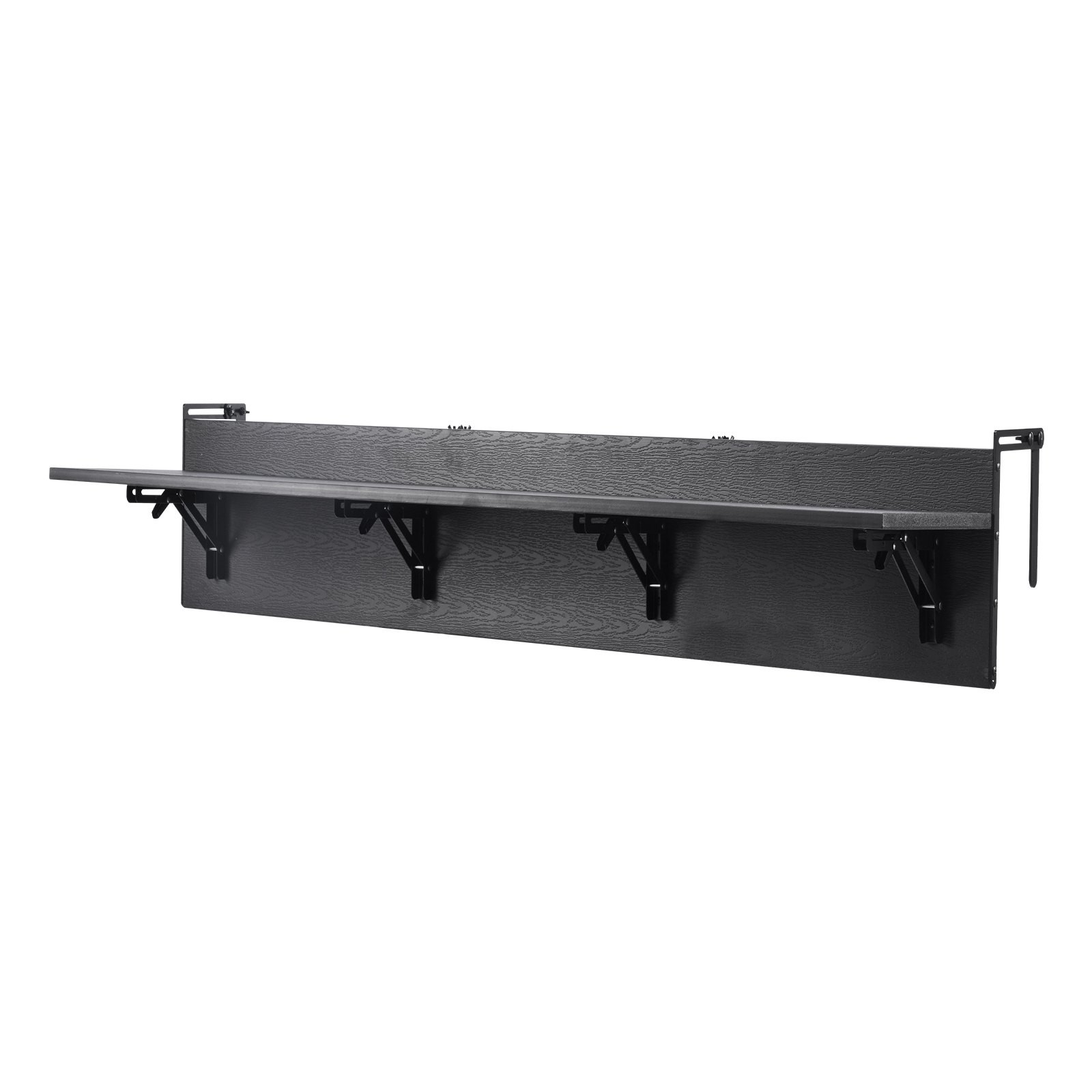 Balcony Hanging Table,12 x 59 in Folding Balcony Railing Table,Outdoor Balcony B