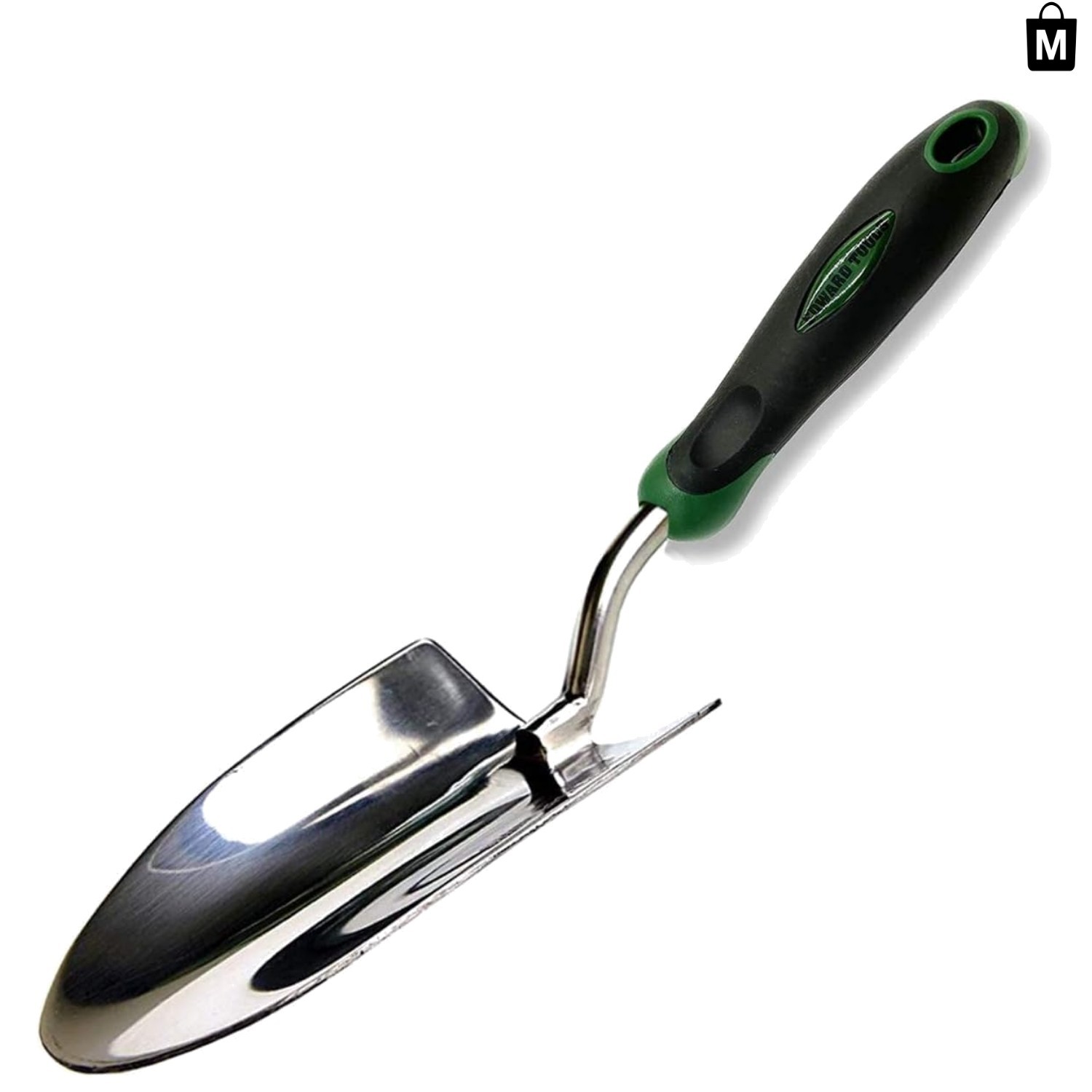 Bend-Proof Garden Trowel – Heavy Duty, Oversized Stainless Steel for Rocky Soils