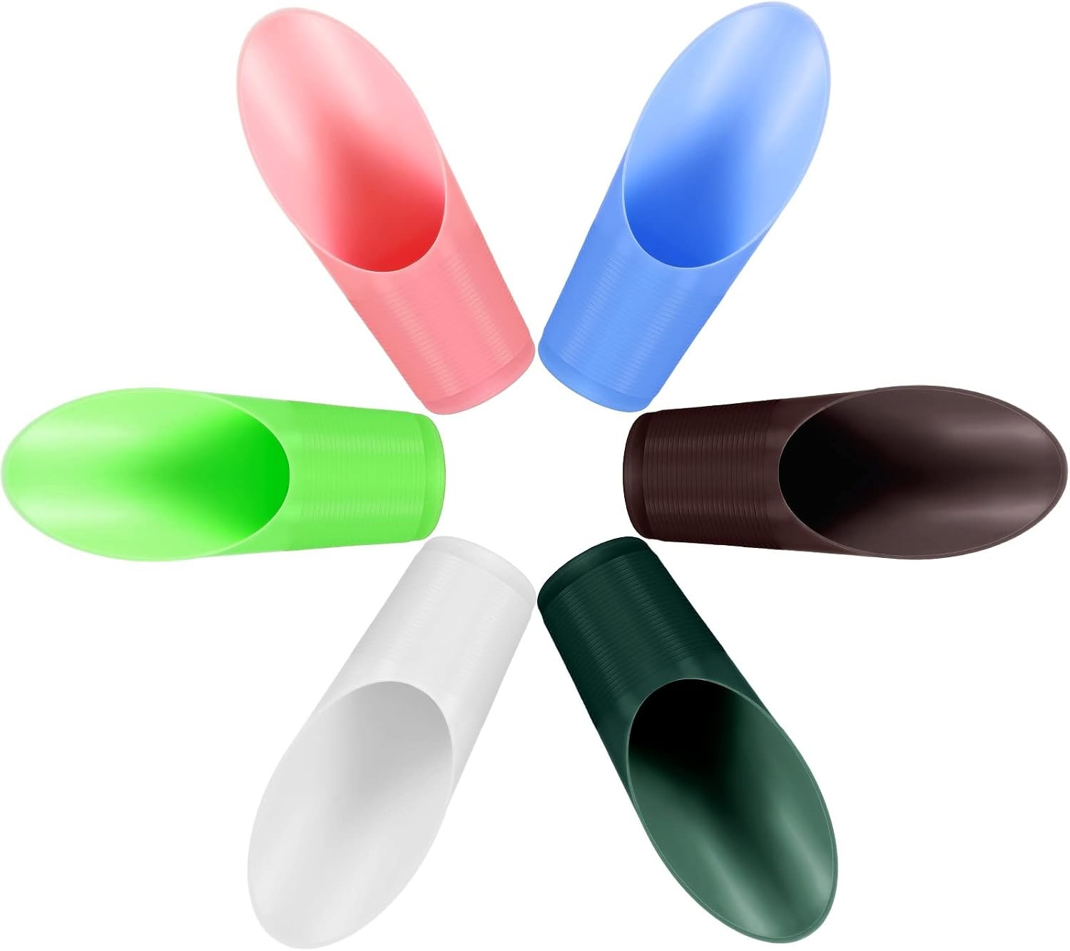 6 Pcs Bonsai Soil Scoops Plastic Garden Shovels Garden Tool Bucket Shovel