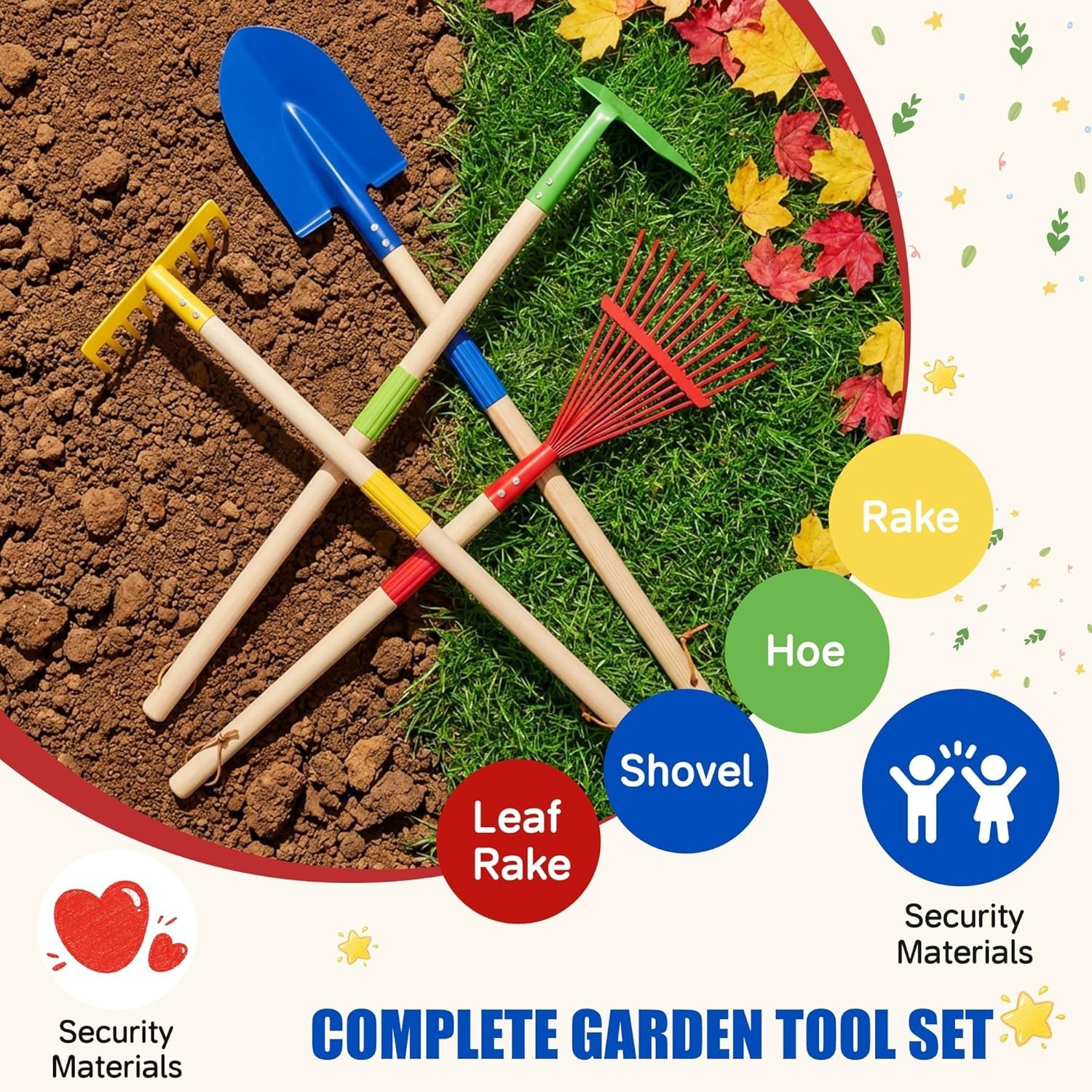 Complete Gardening Companion: 4-Piece Tool Set with Adjustable Tools & Gloves