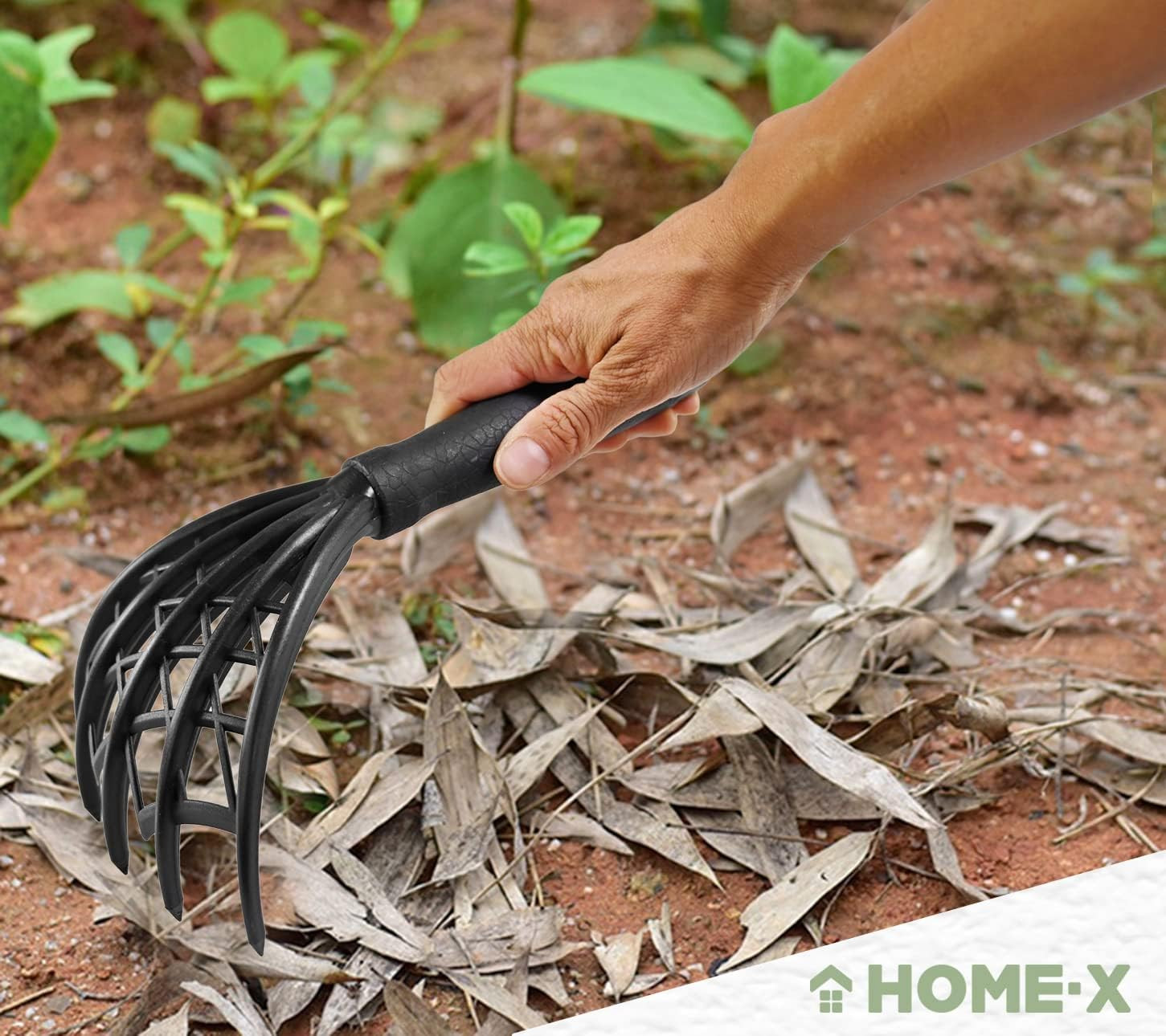 Webbed Garden Claw Rake and Cultivator, Durable Gardening Tool, Handheld Claw Ra