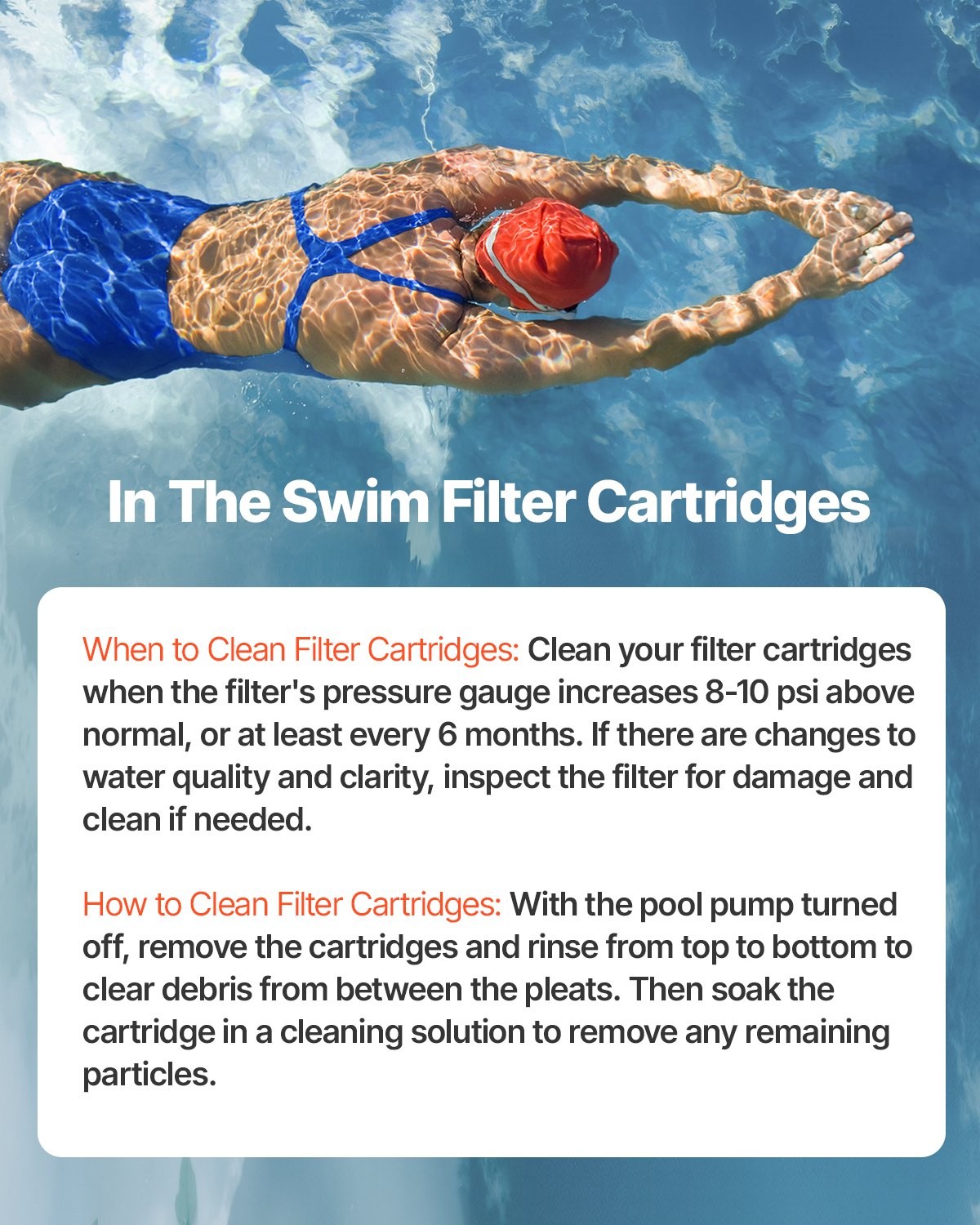 Pool Filter Cartridge, 4x 105 Sq. Ft, Spa Hot Tub Filter Cartridge Replacement,